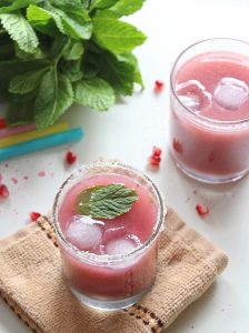 pomegranate-mint-juice