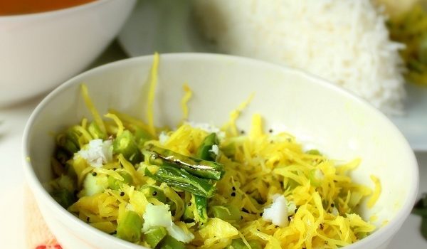 cabbage-green-beans-poriyal-recipe